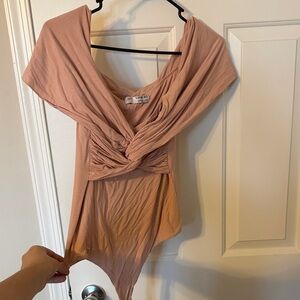 Sophie Rue Blush Bodysuit with Twist Detail